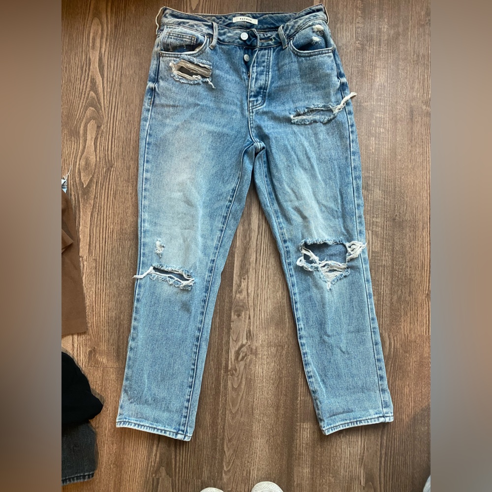 Pacsun distressed mom jeans